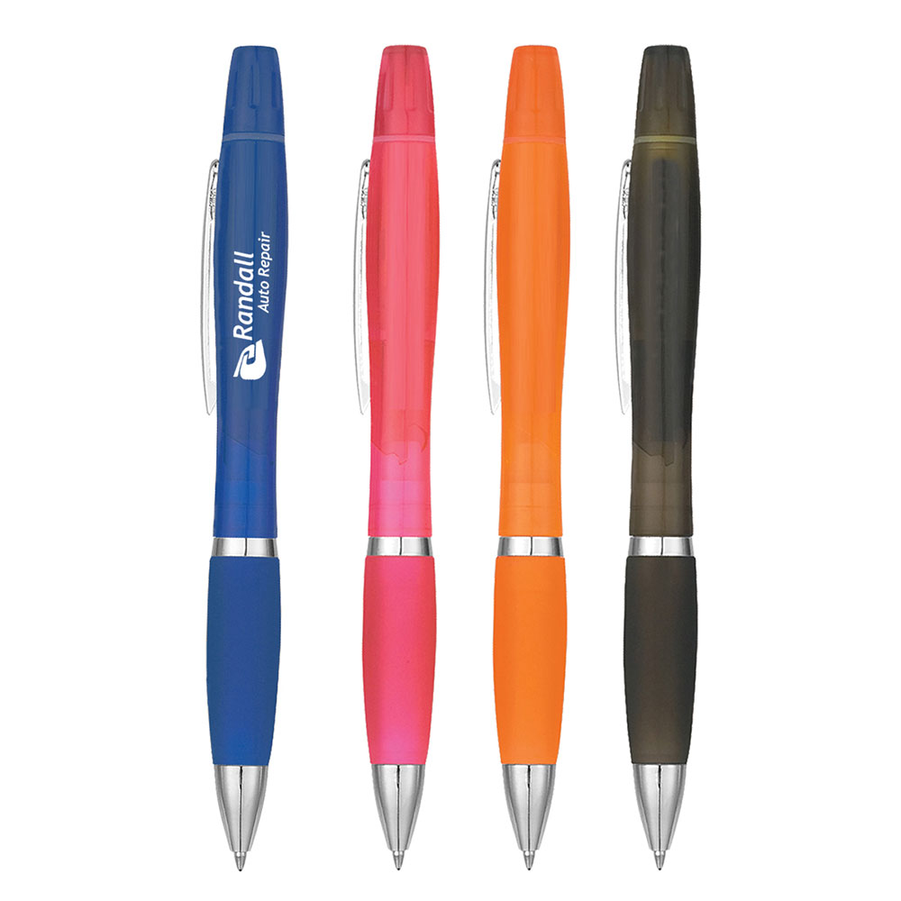 Antimicrobial Twin Write Pen And Highlighter