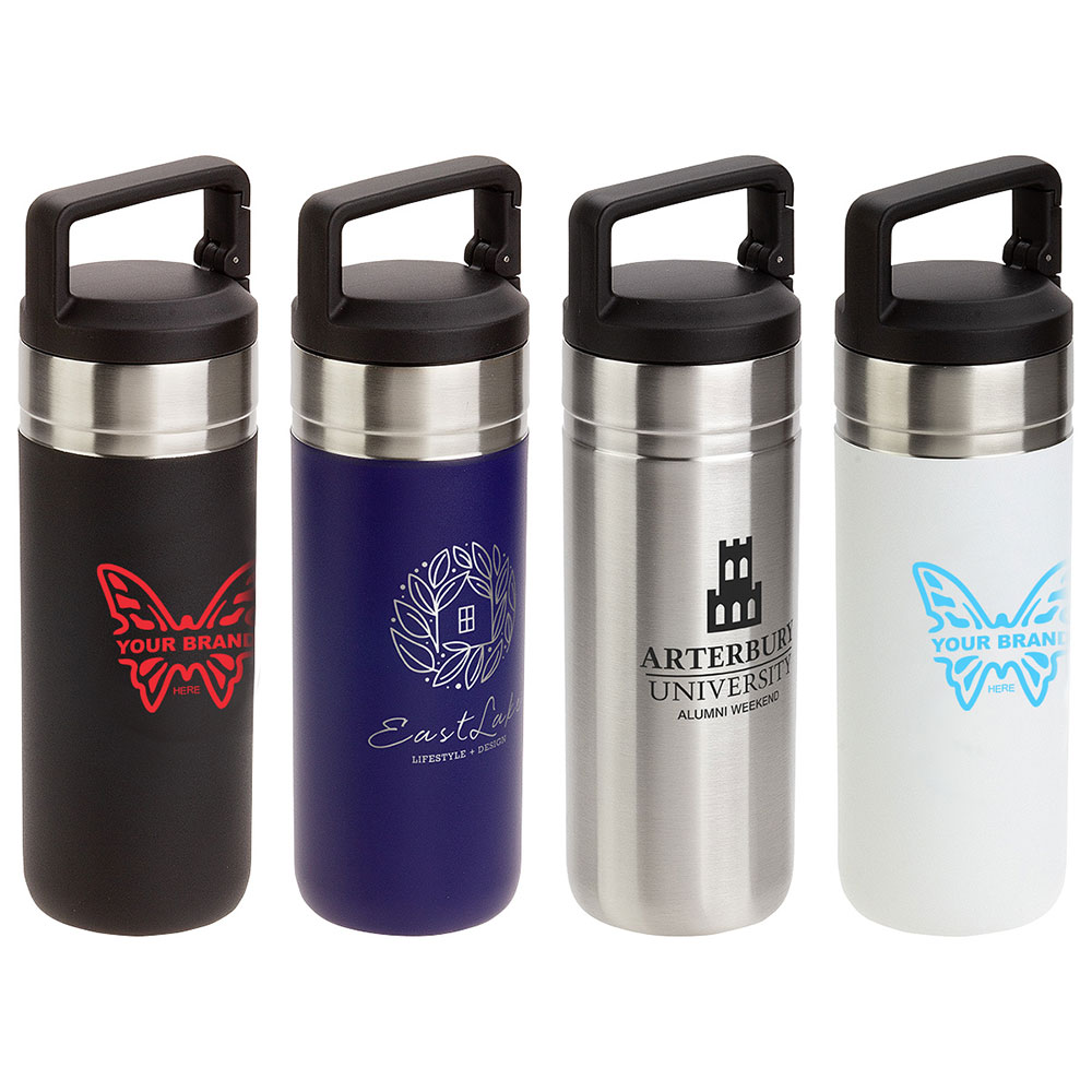 Dante 20 oz Vacuum Insulated Bottle with Carabiner Lid