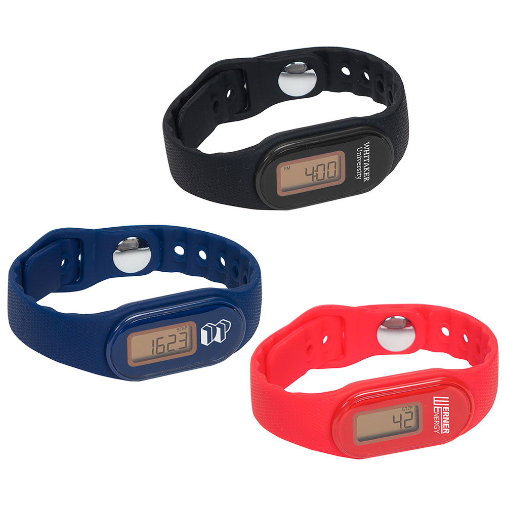 Tap 'N Read Waterproof Fitness Tracker + Pedometer Watch