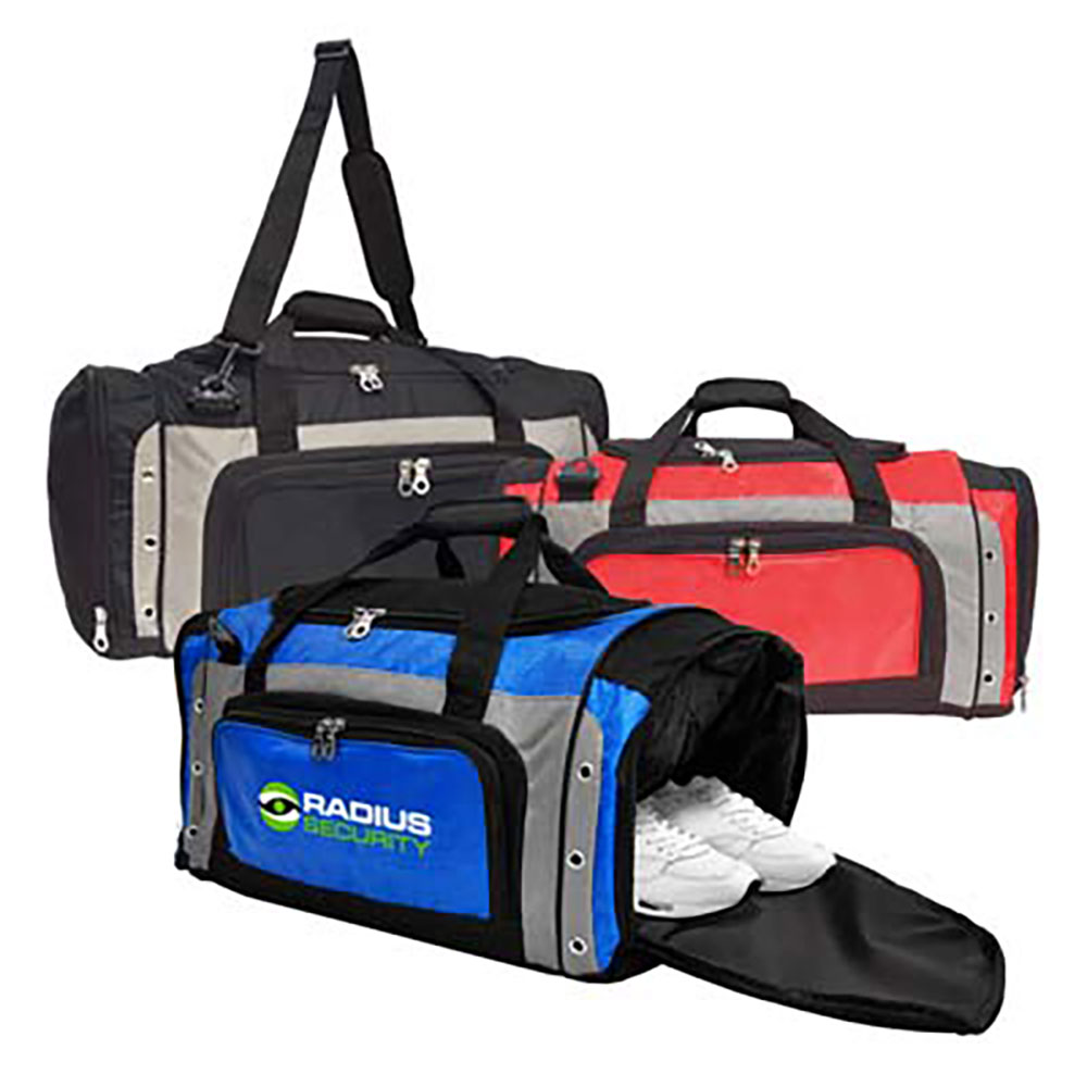 Polyester 23" Deluxe Duffel With Shoe Compartment 