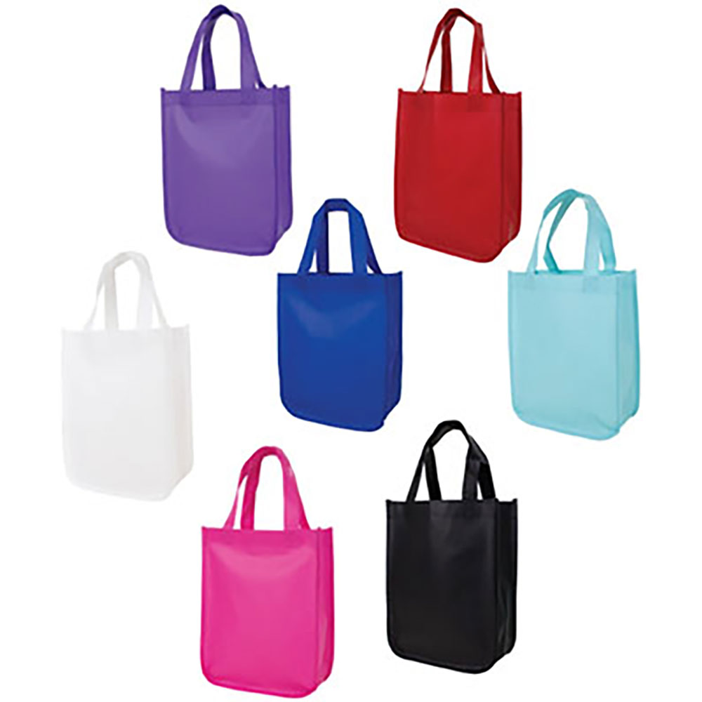 Small Laminated Open Shopping Tote