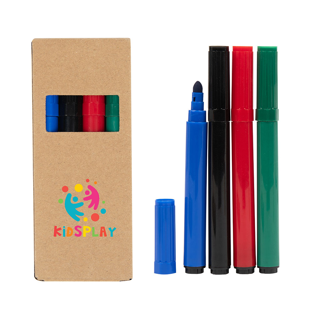 4 Piece Washable Marker Set 