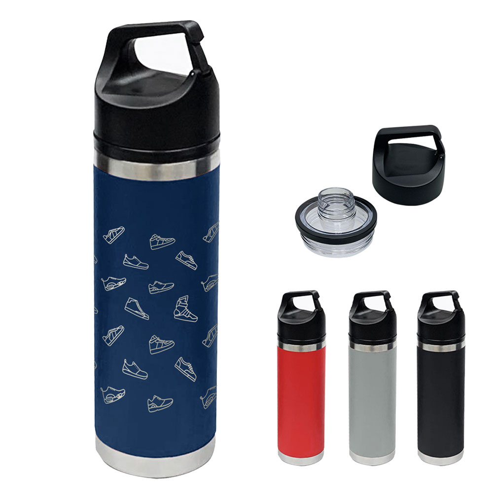 18 oz Full Laser Davenport Stainless Steel Bottle