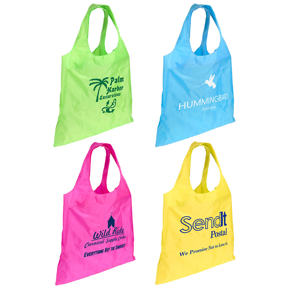 Spring Sling Folding Reusable Tote Bag