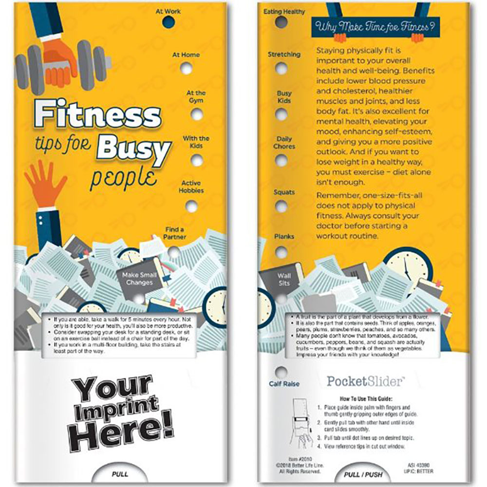 Pocket Slider - Fitness Tips for Busy People 