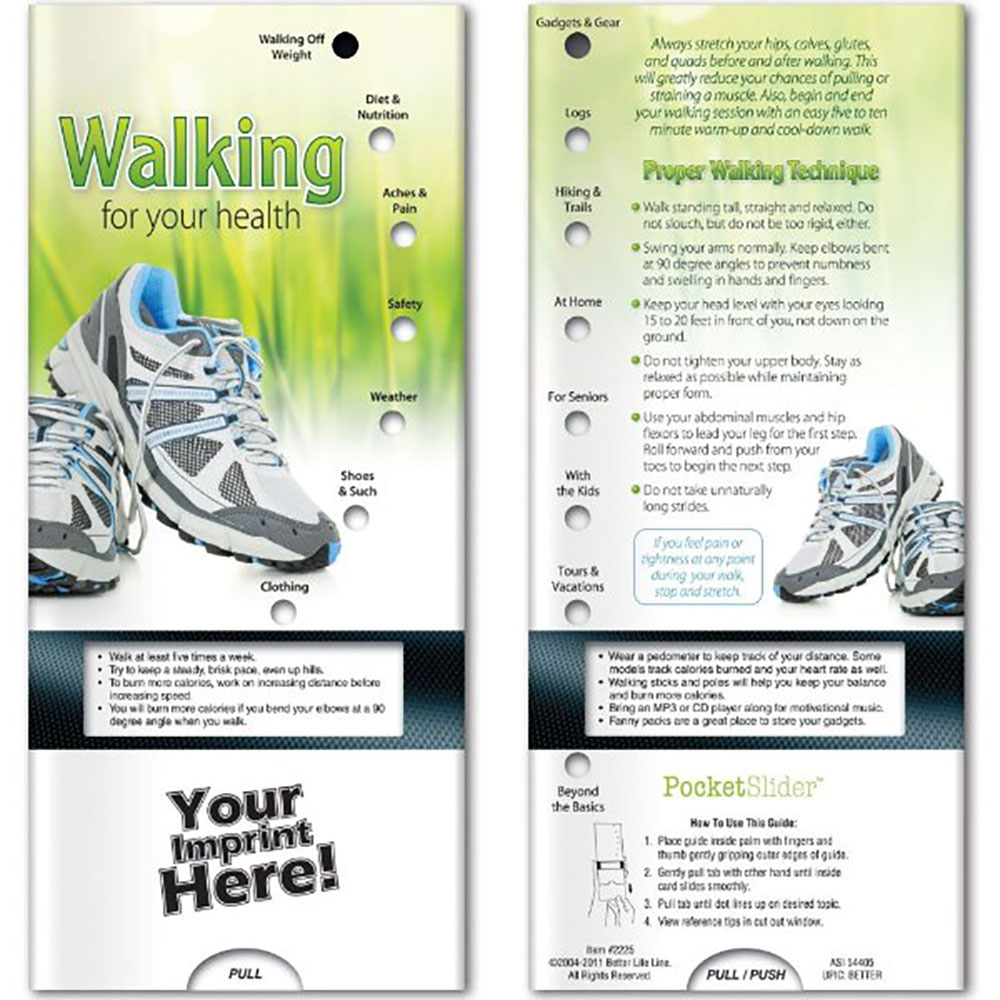 Pocket Slider - Walking For Your Health 