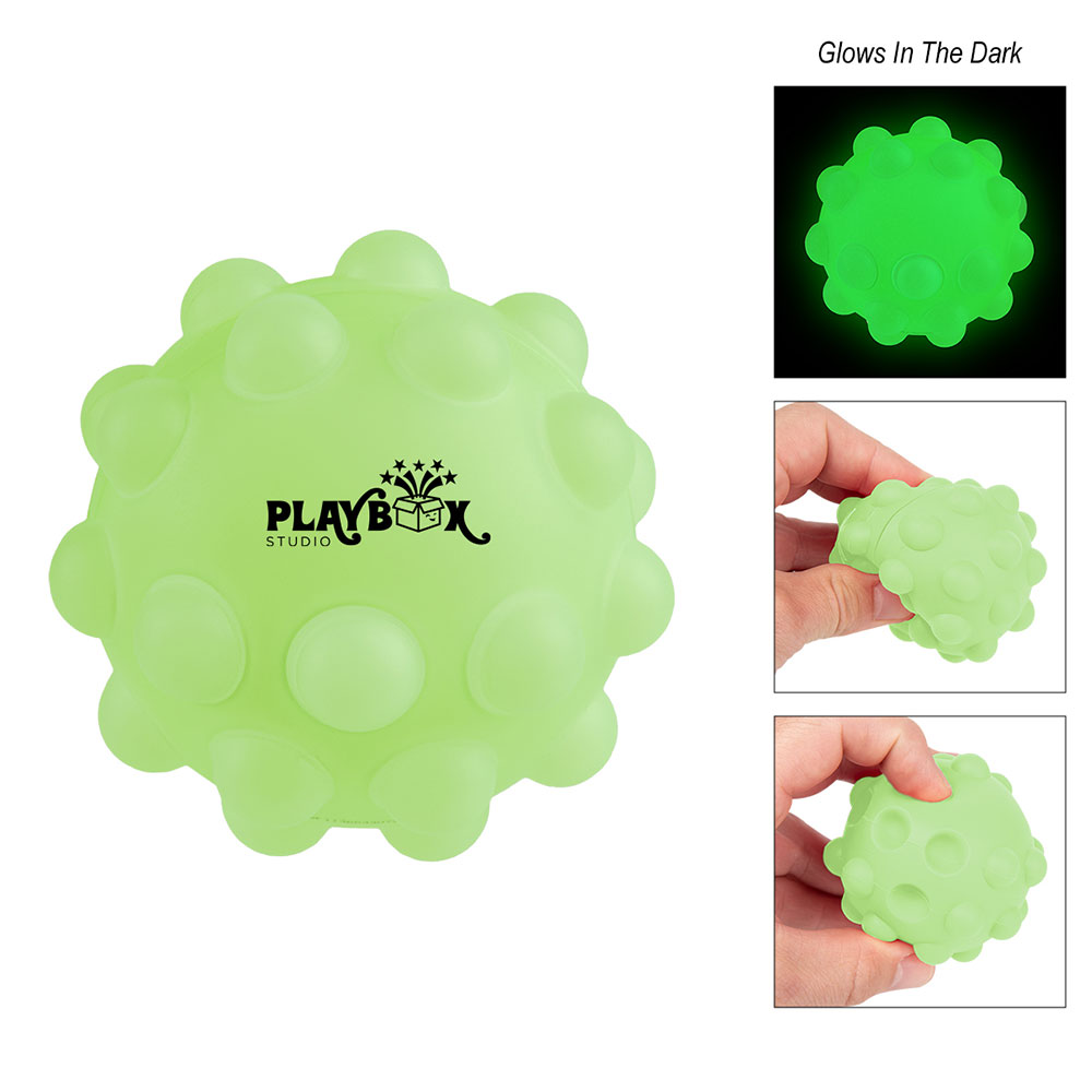 Glow-In-The-Dark Push Pop Ball 