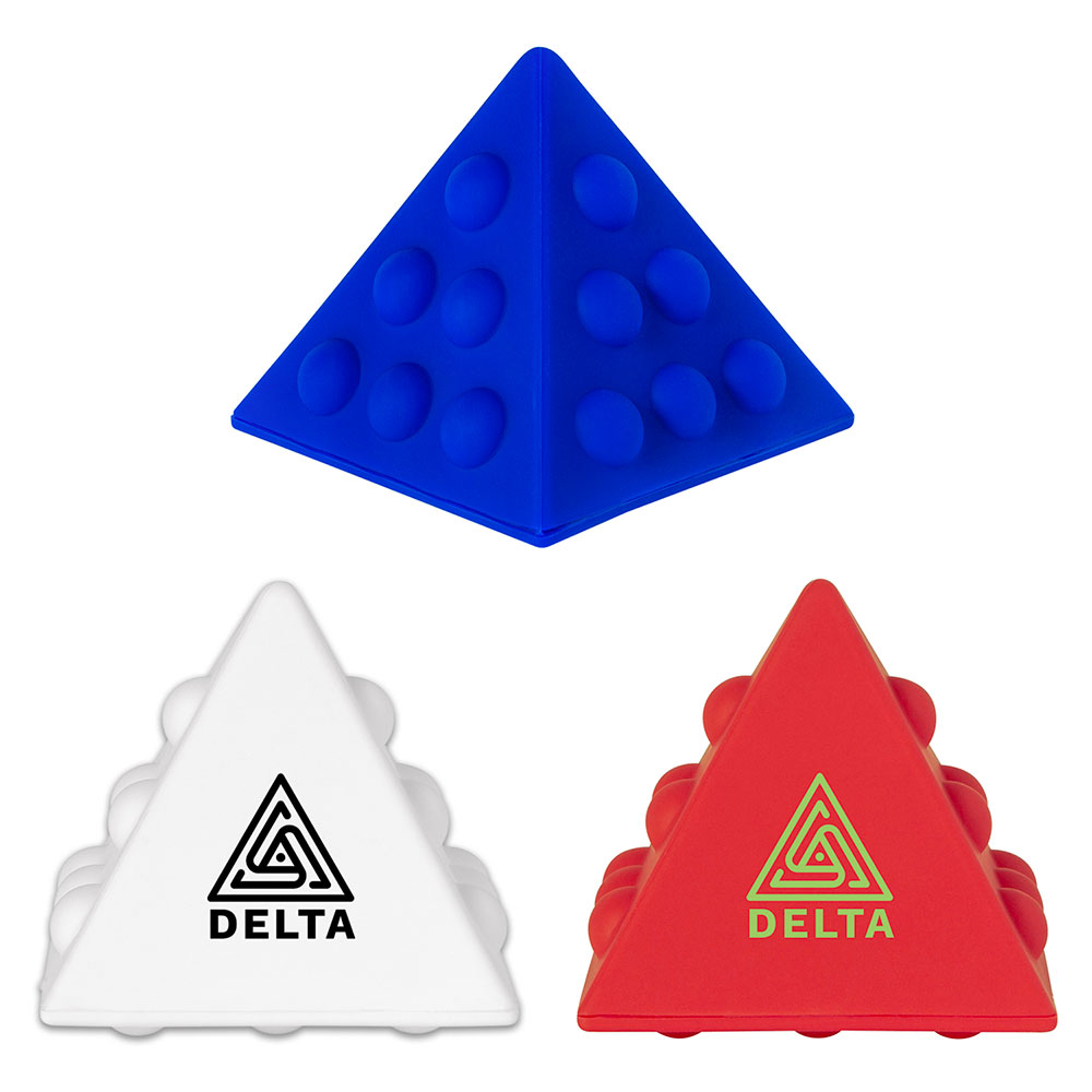 Push Pop Bubble Pyramid Shape Fidget Sensory Toy 