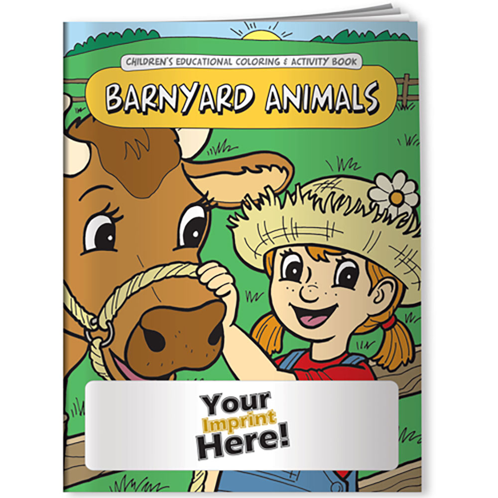 Barnyard Animals Coloring Book 