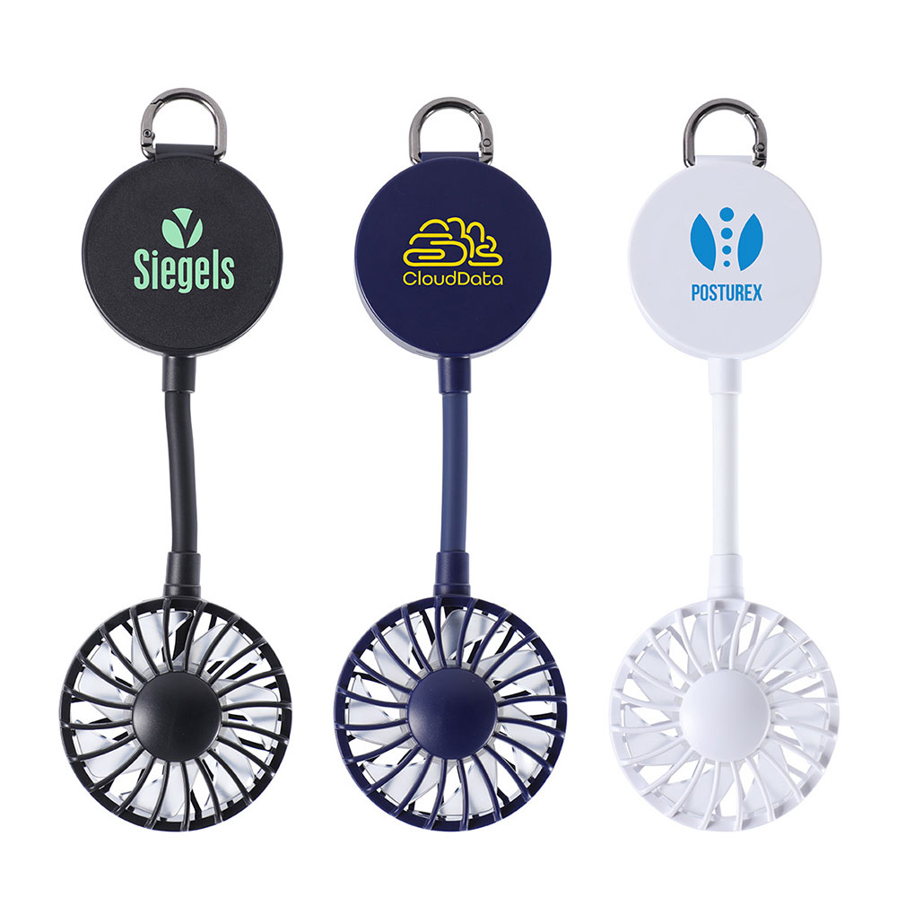 Cool Clip Rechargeable Portable Fan with Magnet Base 