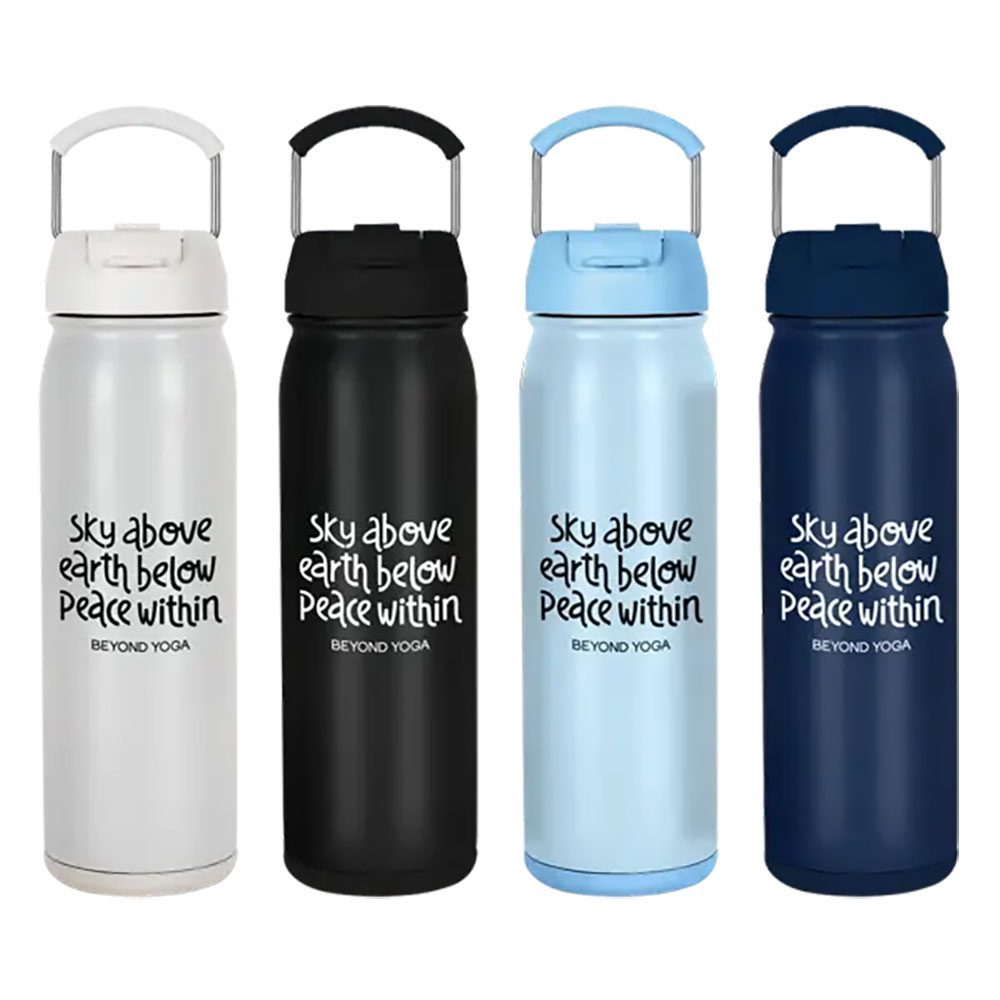 Pocket Hydro 24oz Stainless Steel Vacuum Water Bottle With Compartment 