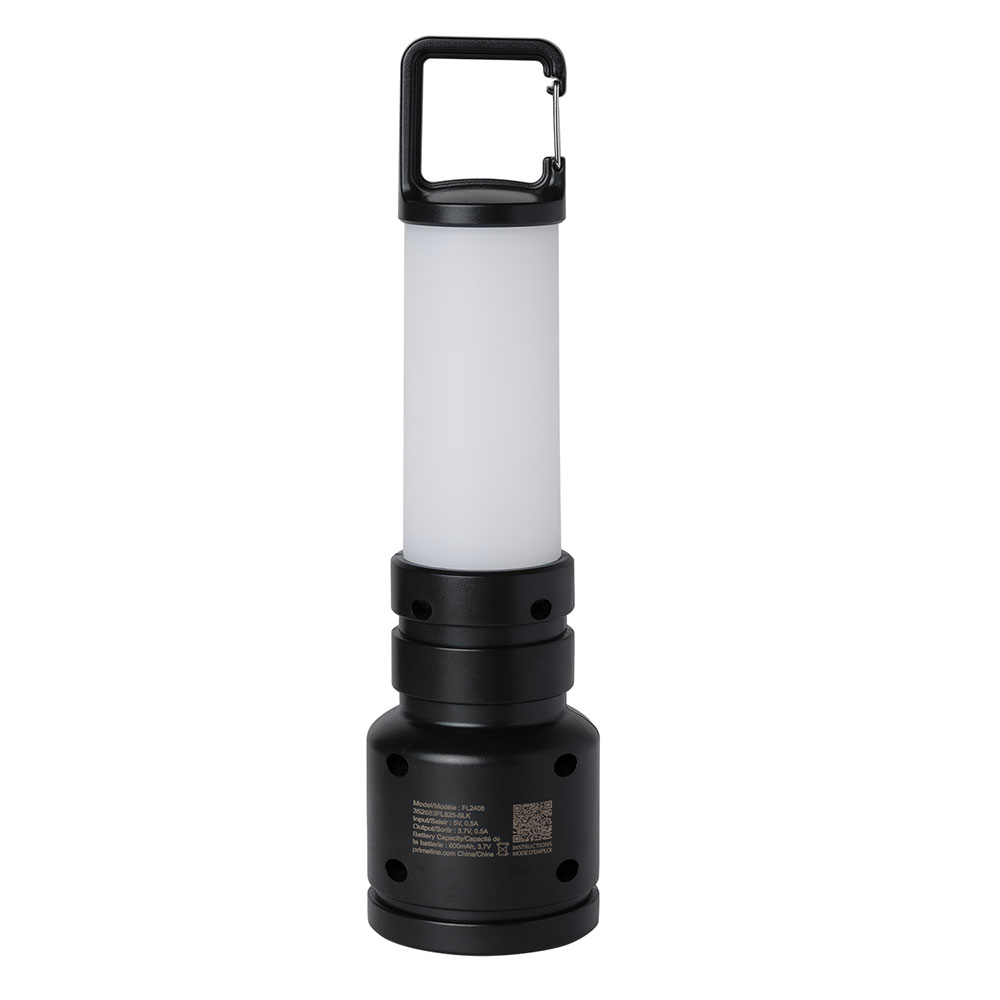 Dream Team 2-in-1 Recycled ABS Plastic Rechargeable Flashlight with Lantern 