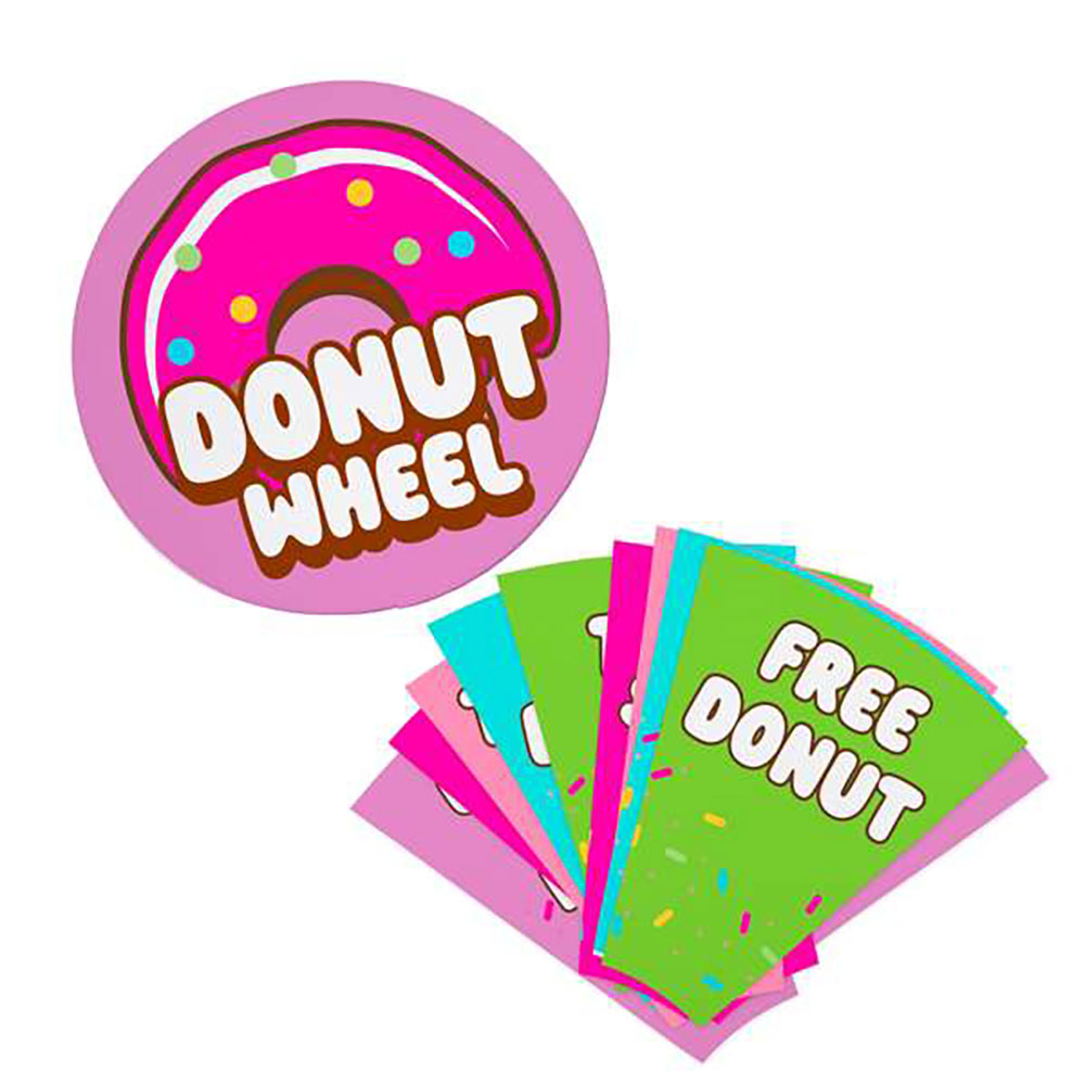 Spin 'N Win Mini Prize Wheel Graphic Panels Ten Inserts & One Center Disc Panel 