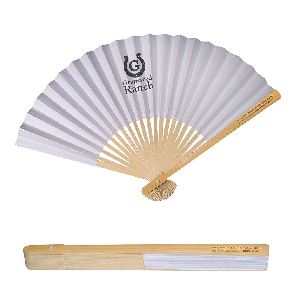 Bamboo Folding Handheld Fan 