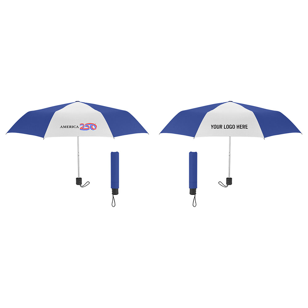America250™ 42" Arc Budget Recycled Telescopic Umbrella