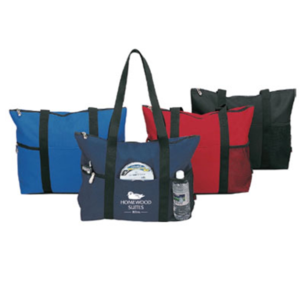 Deluxe Zipper Travel Tote