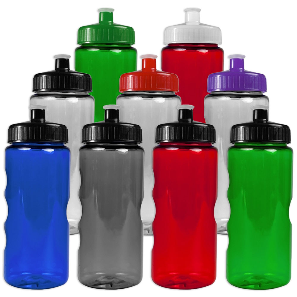 22 oz. Mini Mountain Bottle With Push/Pull Lid
