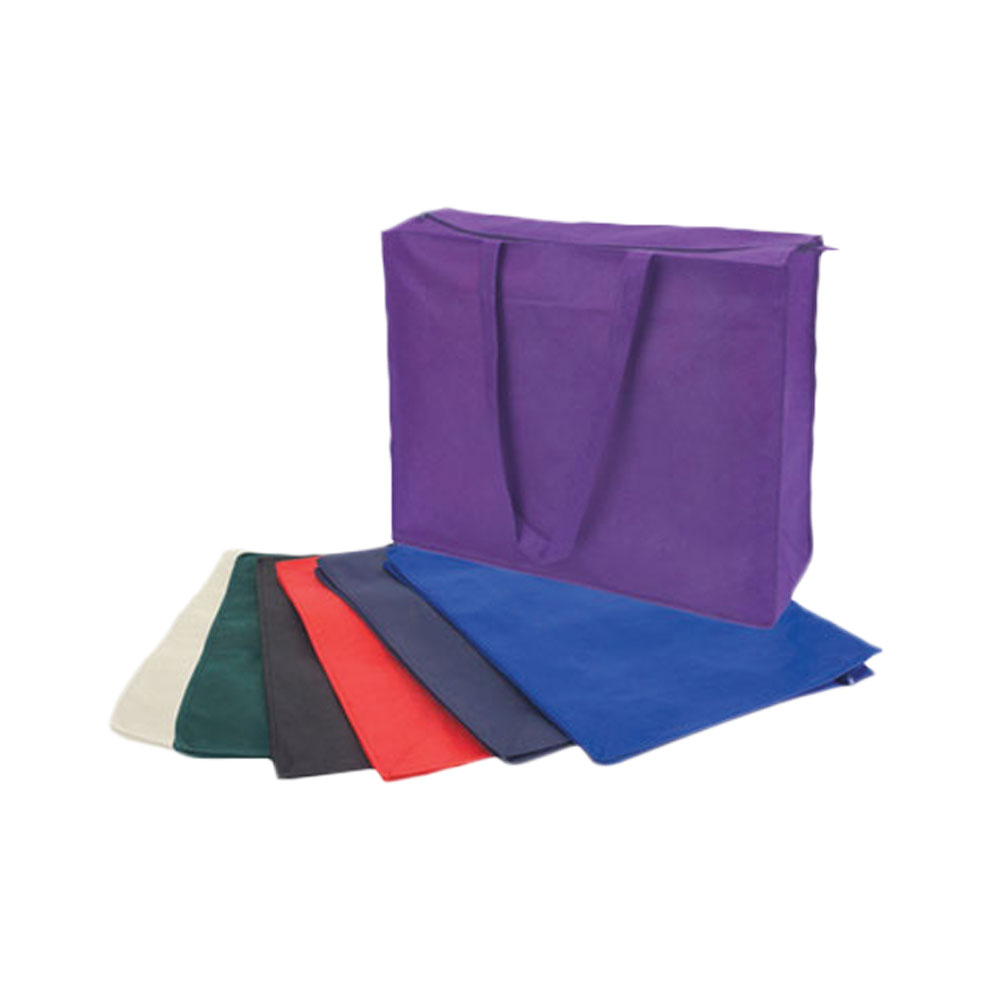 Non Woven Zippered Large Tote Bag