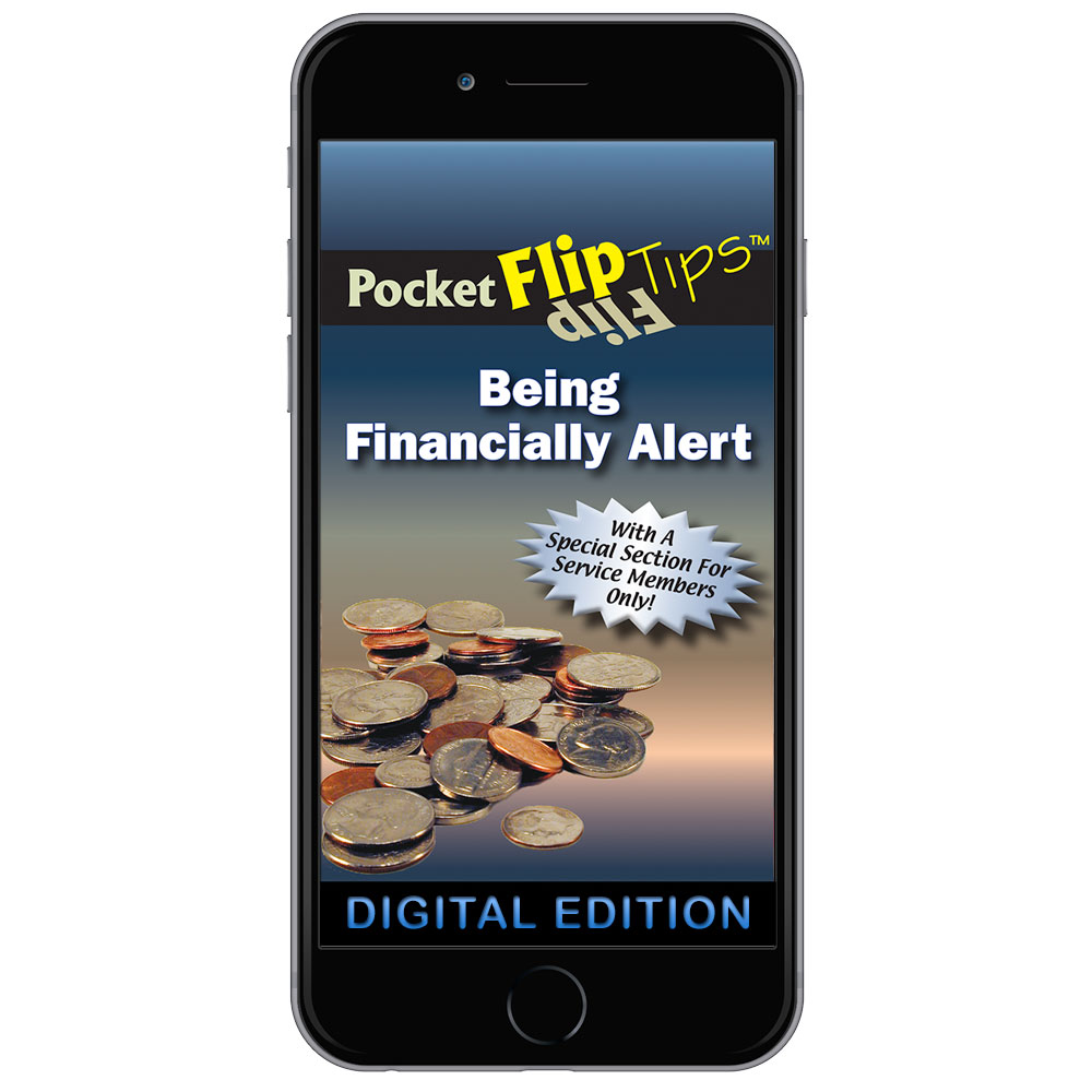 Digital Flip Tip Book: Being Financially Alert