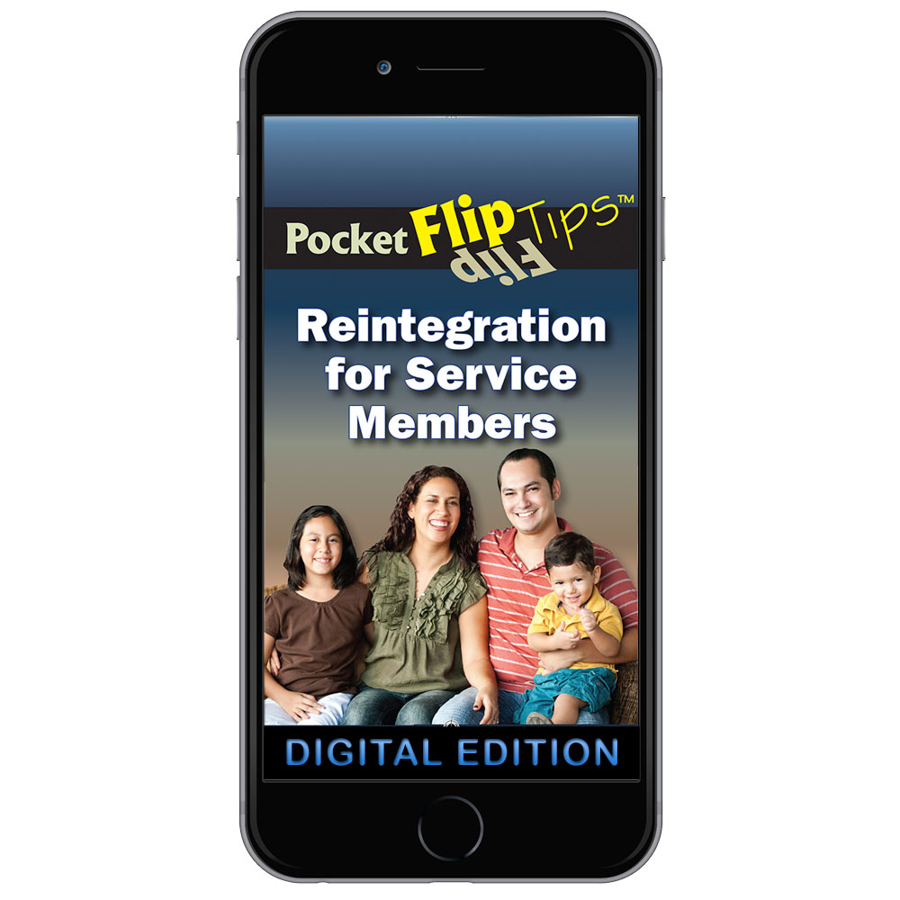 Digital Flip Tip Book: Reintergration for Service Members