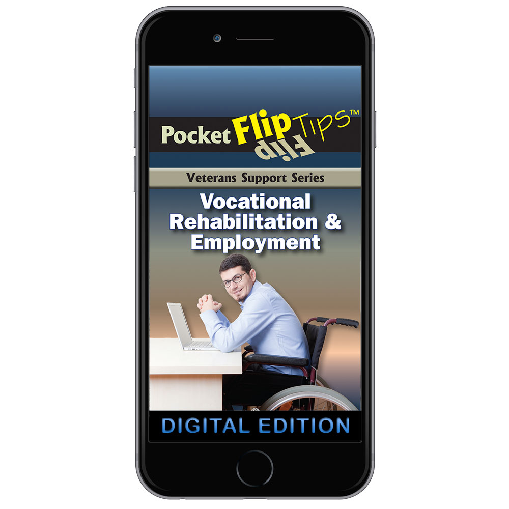 Digital Veterans Support Series Flip Tip Book:  Vocational Rehabilitation & Employment