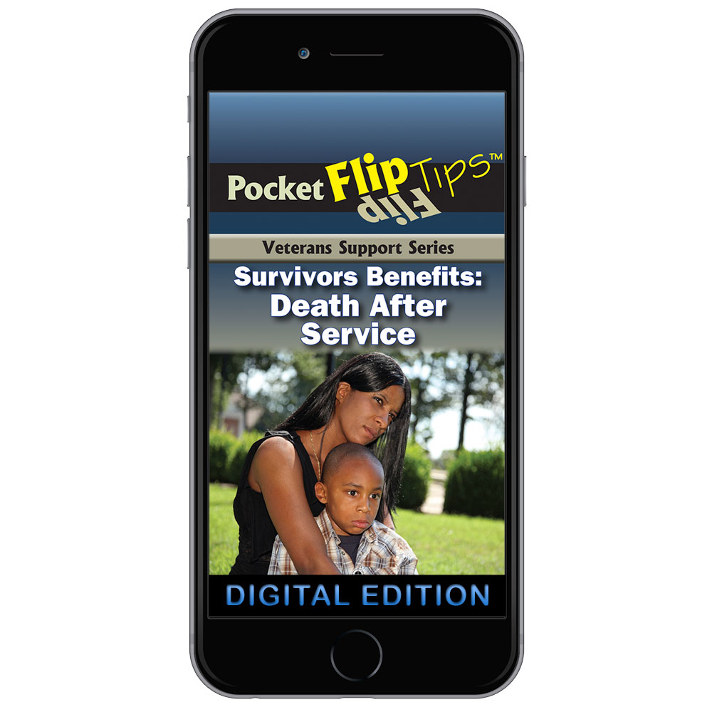 Digital Veterans Support Series Flip Tip Book Survivors Benefits: Death After Service