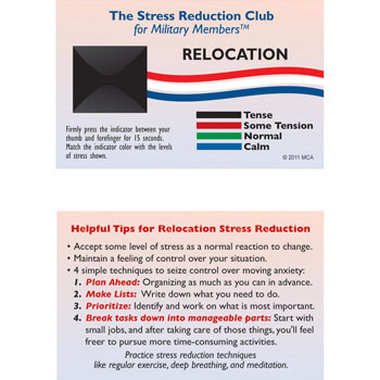 Stress Card: (25 Pack) Relocation