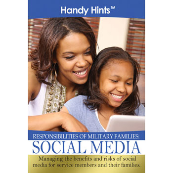 Handy Hints Foldout: (25 Pack) Responsibilities of Military Families: Social Media