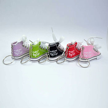 Sneaker Key Rings (10 Pack) Walk Away From Drugs