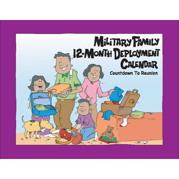 Military Family Deployment  (50 Pack) 12 Month Calendar