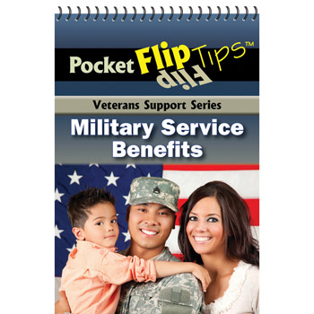 VA Pocket Flip Tip Book: (10 Pack) Military Service Benefits
