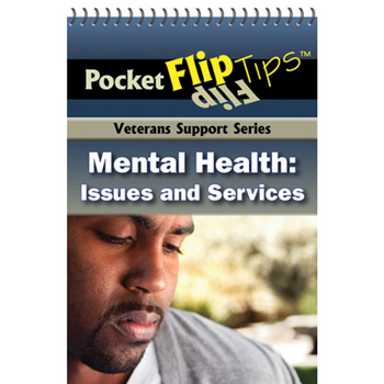 VA Pocket Flip Tip Book: (10 Pack) Mental Health Issues & Services