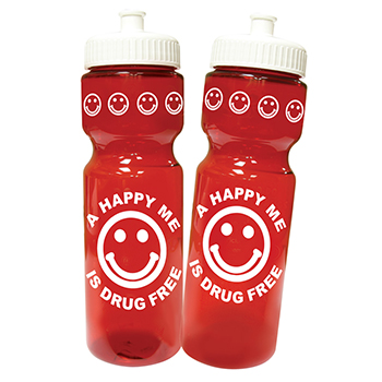 A Happy Me Is Drug Free Water Bottle