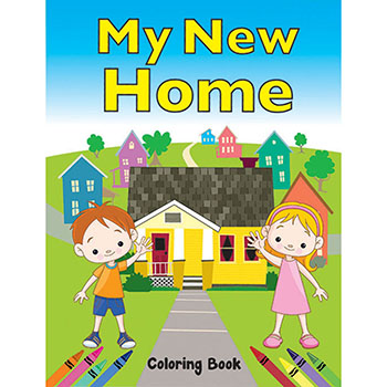 Color Me Coloring Book: (50 Pack) My New Home