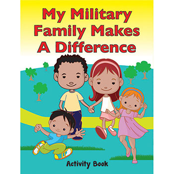 My Military Activity Book: (50 Pack) My Military Family Makes a Difference