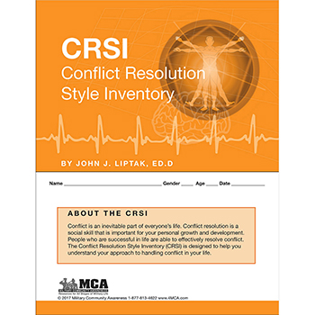 Conflict Resolution Style Inventory (CRSI) Self&#8209;Assessment