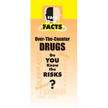 Face the Facts: (25 Pack) Over the Counter Drugs Drug Prevention Pamphlet