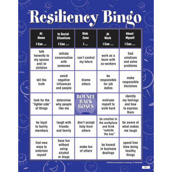 Resiliency BINGO! Game for Adults
