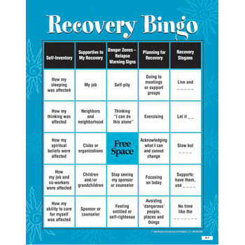 Recovery BINGO! Game for Adults