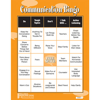 Communication Bingo Game