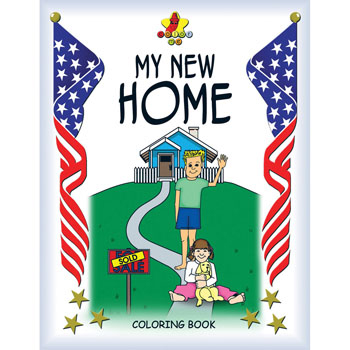 Coloring Book: (50 Pack) My New Home