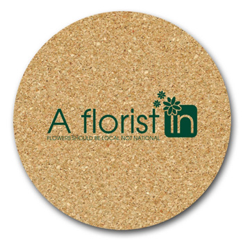 6" Cork Coaster