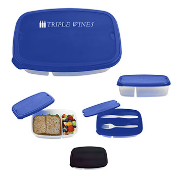 2 Section Lunch Container