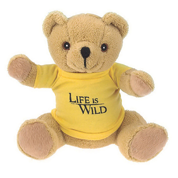 7" Extra Soft Brown Bear With T Shirt, Ribbon or Bandana