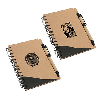 Suicide Prevention Recycled Notebook & Pen