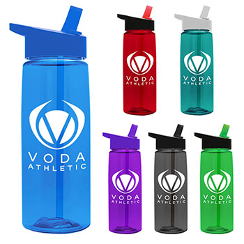 26 oz. Tritan Flair Bottle With Flip Straw Lid