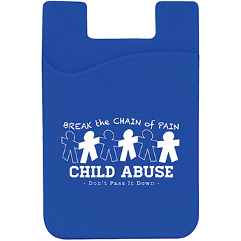 Child Abuse Silicone Mobile Pocket