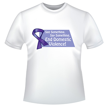 End Domestic Violence T Shirt
