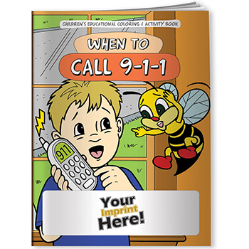 When to Call 9 1 1 Coloring Book