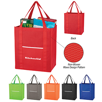 13" x 15" x 8" Non Woven Shopper Tote Bag